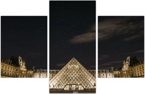 Tablou - Louvre nocturn (90x60 cm)