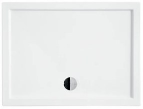 OSKAR12090 Cădiță de duș acrilică pătrată Oskar 120x90x5,5 cm, design joasă