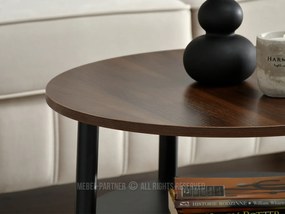 Măsuță de cafea Randolf S (nuc + negru). 1111695