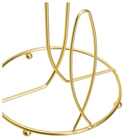 Suport vertical pentru prosoape de bucătărie din hârtie auriu din metal ø 16 cm – Casa Selección