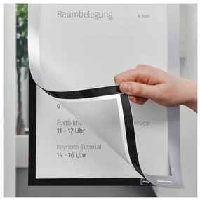 Ramă autoadezivă Magnetoplan Magnetofix A3 - 2 buc, argint