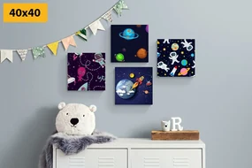 Set tablouri lumea spațială