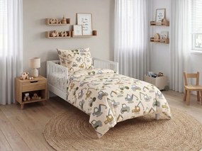 Lenjerie de pat pentru patut din bumbac Renforcé DIGGERO colorate Dimensiune lenjerie de pat: 45 x 65 cm | 90 x 135 cm