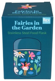 Termos albastru pentru mâncare, pentru copii 280 ml Fairies in the Garden – Rex London