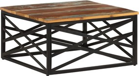 vidaXL Măsuță de cafea, 68x68x35 cm, lemn masiv reciclat