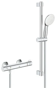 Baterie dus termostatata Grohe Grohtherm 800 crom lucios cu set de dus