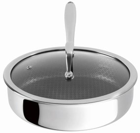 RESIGILAT - Tigaie inox cu capac Eternal Collection Berlinger Haus BH 8511, 24 cm, antiaderenta, inox, strat Eterna rezistent