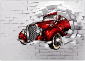 Tablou - Mașină roșie (70x50 cm)