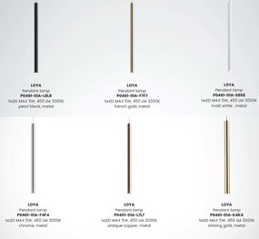 Pendul LED design minimalist LOYA, crom P0461-01A-F4F4 ZL