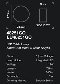 Lampa de masa LED deosebita design modern Belle