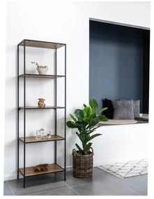 Bibliotecă cu aspect de lemn de stejar 51x170 cm Vita – House Nordic