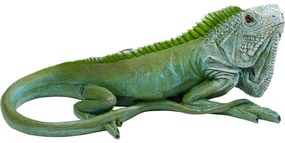 Figurina decorativa Lizard verde 35cm