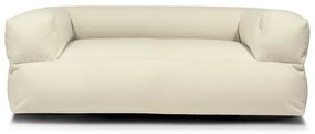 Fotoliu bean bag crem cu tapițerie din țesătură bouclé Sofa MooG – SLOWDOWN
