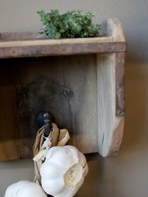 Cuier din lemn reciclat, H15 cm, Grimaud