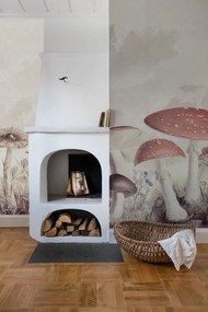 Tapet Mushrooms, Vintage, Rebel Walls