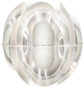 Aplica moderna design Art Deco realizata manual Fiordlys White