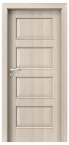 Usa Interior din MDF Porta Laminate CPL Model 5.1 (Culoare: Gri, Toc: Reglabil 10 cm, Maner: Patrat argintiu crom, Dimensiune: 80 cm)