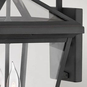 Quintiesse QN-ALFORD-PLACE2-M-MB - Aplică de exterior ALFORD M 2xE14/40W/230V IP44