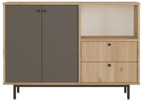 Comodă Rebutia 2 (stejar + antracit). 1102496