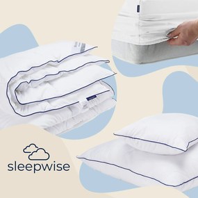 sleepwise, Soft Wonder Kids-Edition, lenjerie de pat, 100 x 135 cm, 40 x 60, respirabil, microfibră