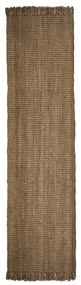 Covor din iută Flair Rugs Jute, 60 x 230 cm, maro