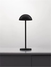 Lampa LED portabila iluminat exterior decorativ ROSE negru
