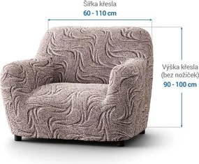 Gaico Huse bielastice BRILLANTE maro fotoliu (l. 60 - 110 cm)