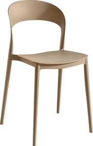 Scaun stivuibil, bej, RADANA NEW