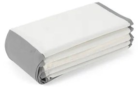 Piscină cu bile pentru copii d. 80 cm alb/gri