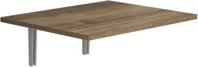 Masa PC rabatabila cu montaj pe perete, Viena Homs, nuc, 50 x 60 x 1.8 cm, PAL