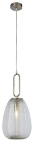 Pendul sticla deco stil modern Elixir clar / satin nickel 43581-1SN SRT