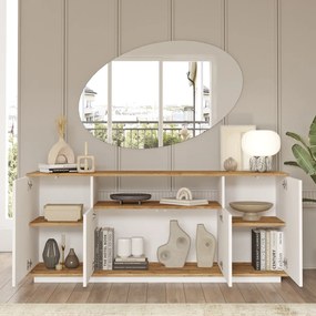 Mobilier living Freddie 18 (Pin atlantic + Alb). 1073055