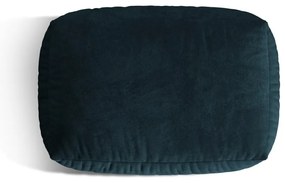 Taburet modular albastru închis cu tapițerie din catifea Martina – Micadoni