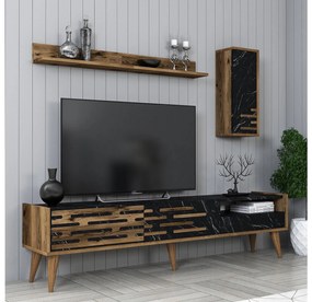 Mobilier living Tonase (Nuc + negru + marmură) . 1095655