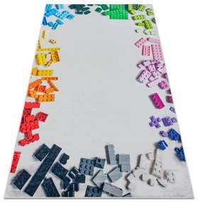 BAMBINO 38480 covor lavabil Kit de construcție pentru copii anti-alunecare - gri / galben - SECUNDAR-COTATI PRODUSUL