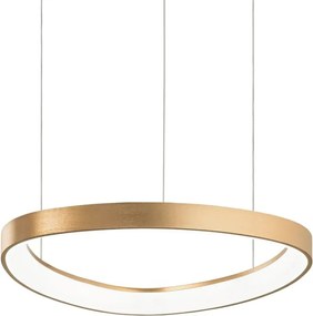 Lustra LED suspendata design circular GEMINI SP D042 ON-OFF OTTONE 4000K