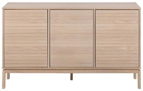 Comodă în culoare naturală joasă cu aspect de lemn de stejar 135x80 cm Linley – Actona