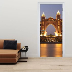Fototapet pentru ușă - Constucții în Dubai (95x205cm)