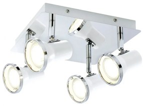 Plafoniera cu 4 spoturi directionabile pentru baie IP44 Steve 5500 RX