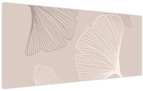 Tablou - Frunze bej N⁰6 (120x50 cm)