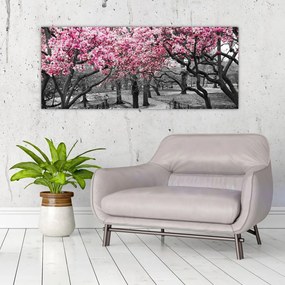 Tablou copacului magnolie (120x50 cm), în 40 de alte dimensiuni noi