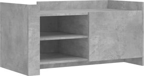 vidaXL Măsuță de cafea, gri beton, 100x50x50 cm, lemn prelucrat