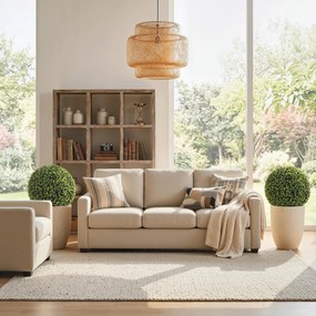 HOMCOM Bile artificiale de eucalipt de 52 cm, set de 2, plante decorative rezistente la UV cu 1086 frunze pentru interior și exterior | Aosom Romania