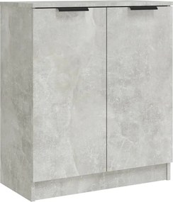 vidaXL Măsuță de cafea, gri beton, 60x30x70 cm, lemn prelucrat