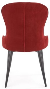 Scaun K366 velvet bordo