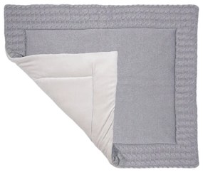 Covoraș de joacă din bumbac Kindsgut Mat, 70 x 90 cm, gri