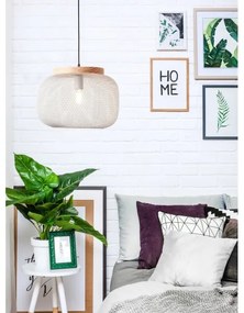 Brilliant - Pendul pe cablu GIADA, 1xE27/40W/230V, Ø 39 cm, gri