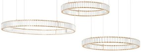 Lustra suspendata LED design ambiental Ring 3B auriu