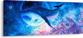 Tablou - Balena spațială (120x50 cm)