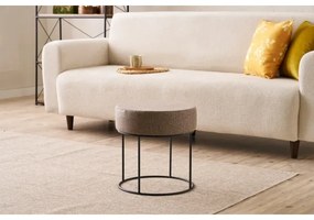 Taburet RELO, Ø 40 cm, maro